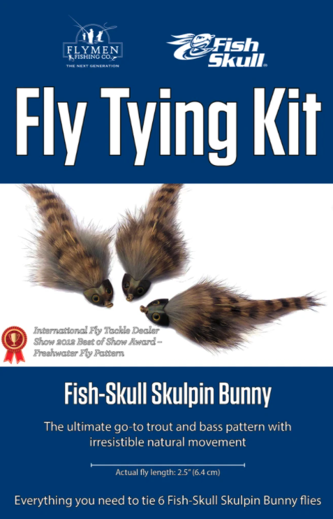 Flymen Fishing Fish Skull Skulpin Fly Tying Kit